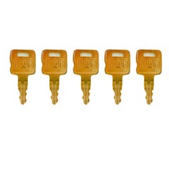 5pk Ignition Keys NEW golden CAT For Caterpillar Heavy Equipment #5P8500