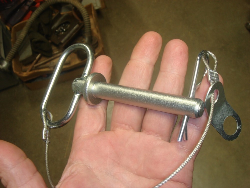 LOT OF 10 TRACTOR TRAILER 1/2″ HITCH PIN CHAIN CLIP- LYNCH RECEIVER TOW LOCK