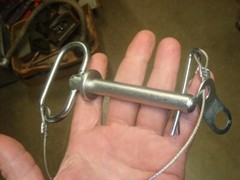LOT OF 10 TRACTOR TRAILER 1/2″ HITCH PIN CHAIN CLIP- LYNCH RECEIVER TOW LOCK