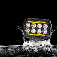 2x Powerful 4.5” LED Work Light Fit Truck Flood Light 12V 24V Tractor lights