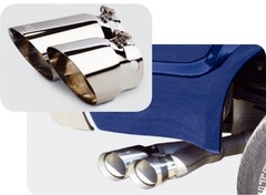 Go Rhino Exhaust Tip | Stainless Steel, Black | GRT234410B | Fits 2 ¾” Diameter