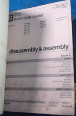 CAT CATERPILLAR 973 TRACK TYPE LOADER DOZER SERVICE SHOP REPAIR MANUAL