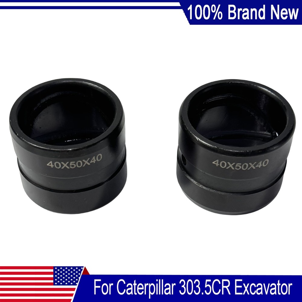 Fit For Caterpillar 303.5CR Excavator Bucket Pin Bushing Bearing 40*50*40mm 2Pcs