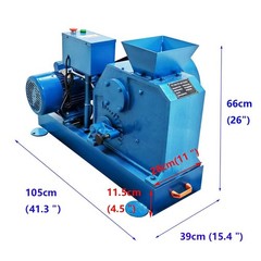 Electric Jaw Crusher Ore Rock Stone Crushing Machine 220V 500-3000Kg/h 680RPM
