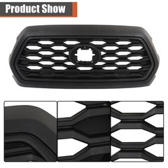Matte Black Honeycomb Mesh Front Bumper Grille for Tacoma 2016-2022