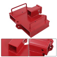 2″ Forklift Trailer Hitch Receiver Dual Pallet Forks 6500 lbs Towing Tow Adapter