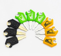 9PCS CAT 5P8500 Keys Caterpillar Heavy Equipment Keys 3Color 5P-8500