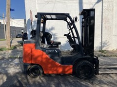 2020 Toyota 8000 LB Forklift With Side Shift and 2 Stage Mast