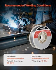 Flux Core MIG Welding Wire, E71T-11 0.035-inch 10 LBS, Gasless Mild Steel Weldin