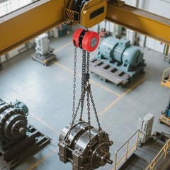 Hand Chain Hoist,1 Ton 2200 lbs Capacity,Manual Chain Block w/Upgrade G70 Galvan