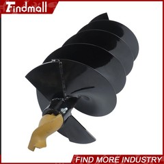 Findmall Auger Post Hole Drill Bit Attachment 300mm Diameter For Mini Excavator