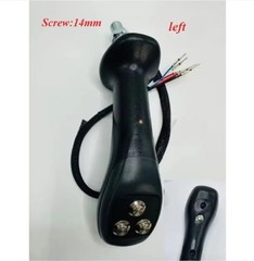 Excavator modified 4 button wood grabbing electronic control joystick handle