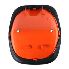 Seat Vinyl Black with Orange fits Kubota L2550 L2650 L3600 L4200 34200-18400