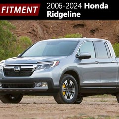 Aluminum Brake Caliper Covers Yellow Black Front Rear Kit 06-24 Honda Ridgeline