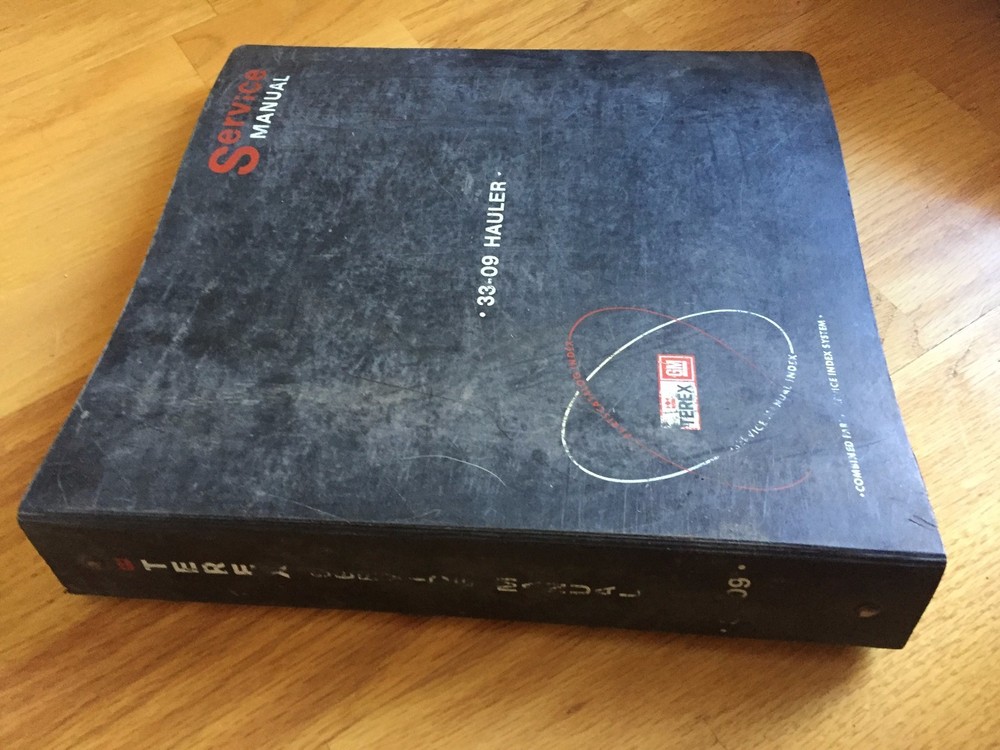 EUCLID 33-09 HAULER TRUCK GM TRACTOR SERVICE MANUAL TEREX