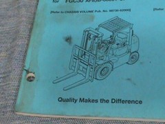 Mitsubishi Forklift OEM Parts List GAS ENGINES 4G63 4G64 FG/FGC Series LQQK