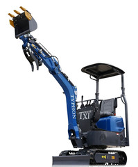 FREE SHIP Mini Excavator 1 Ton Digger 13.5hp Gas Tracked Crawler B&S EPA Engine