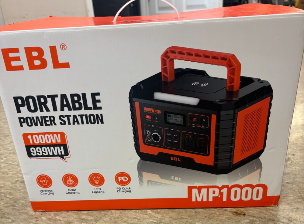1000W Power Station Portable 999Wh Battery Charger Generator For Travel