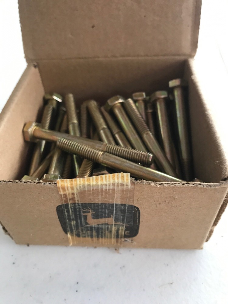 19M7319 GENUINE John Deere SCREW BOLT Box Of 48 Bolts Replaces AT266583