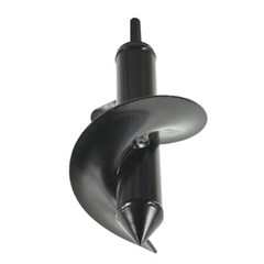 Auger Drill Bit 3 in. x 7 in.Black Garden Plant Flower Bulb Rapid Planter Spiral
