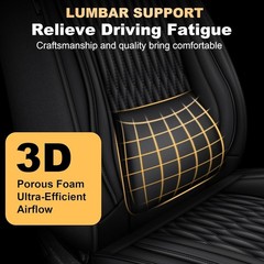 Truck Double Crew Cab Car Seat Covers Faux Leather For Toyota Tacoma: 2005-2026