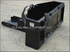 NEW HYDRAULIC CONCRETE MUD BUCKET ATTACHMENT Skid Steer Loader Bobcat Cat Deere