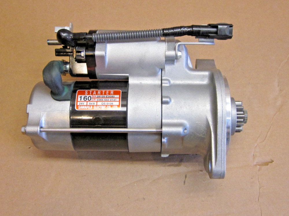 Genuine Hino Sawafuji Starter 28100-E0080-24 Volt-Made in Japan-NOT CHINA JUNK