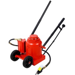 50 Ton（1000,000LBS） Air Hydraulic Bottle Jack w/ Pneumatic & Manual Hand Pump