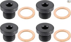 4 Pcs M14x1.5 Steel Engine Oil Drain Plug Screw