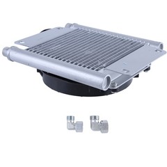 AGT Radiator Plus Hydraulic Oil Cooler Fan H12/QH12 Mini Excavator Attachment
