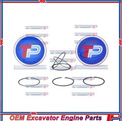 TP 4D84-3 4D84E-3 Cylinder Liner Kit & Pis Kit for Yanmar B6-3 Excavator komatsu