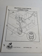 1985 MACK TRUCK DEUTSCH ELECTRICAL CONNECTORS MANUAL REPAIR SERVICE #EMG