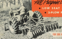 New J. I. Case VAC-14 All Purpose Tractor Color Brochure Low Seat 2 Plow Power