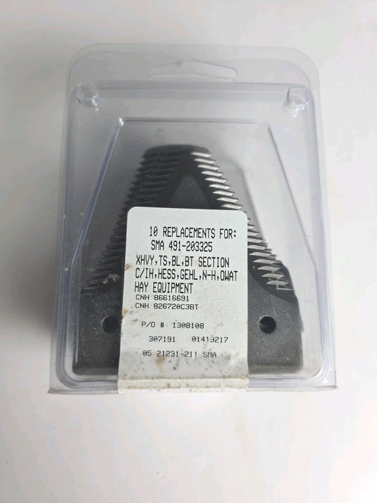 Qty 10: Sickle Sections 491-203325 231-211