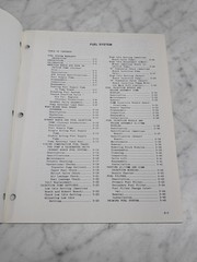 MACK TRUCKS APE6 TYPE DIESEL ENGINE FUEL SYSTEM MANUAL SECTION 6-285 1985