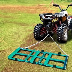 Garvee Drag Harrow Driveway Leveling Rake 8 Ft Driveway Drag For Gravel 6 Ft