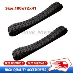 2PK Heavy Duty Track 180 x 72 x41 For Mini Skid Steer CBT23 and CRT23 Accessorie
