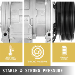 A/C Compressor w/ AC Clutch Kit For John Deere Models RE46609 RE69716 AH169875