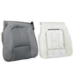 Driver Bottom Cloth Seat Cover Gray Foam Pad Ford F250 F350 F450 F550 2011-2016