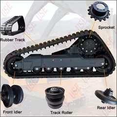 Bottom Roller For Kubota SVL65 SVL65-2 SVL75 SVL90-2 SVL95 SVL75-2 SVL97 SVL97-2