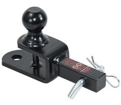 TOPTOW ATV/UTV Trailer Hitch 2-Inch Ball Mount, Clevis Pin, Universal Fit