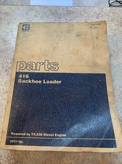 Caterpillar Parts Manual 416 Backhoe Loader T4.236 Diesel 5PC1-Up HEBP1576-02