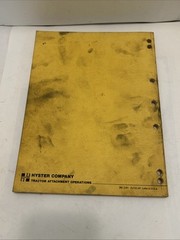 HYSTER WINCH W6F W8L W12E Repair Shop Service Manual Power Controlled Winches