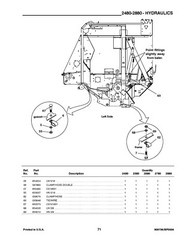 Variable Chamber Round Balers Service Parts Manual Gehl 2480 2580 26802 780 2880