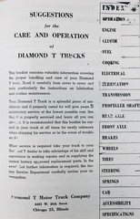 Diamond T Motor Car Co. 534Cg 634Cg 734Cg 738Cg 838Cg Operators Manual