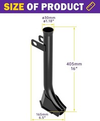 Universal Pipe Layer Attachment for 3-Point Hitch – Max Dia 1.18″ – Tough Steel