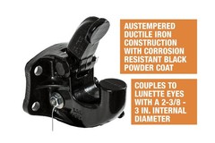Buyers Products PH45 45 Ton Pintle Hook, Heavy Duty, 90,000 lbs MGTW, 18,000 …