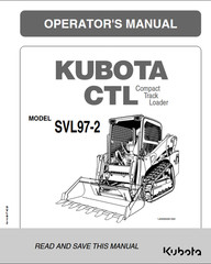 Kubota SVL97-2 Track Loaders WSM Service Repair Operators Owners Manual PDF USB