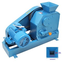 220V Jaw Crusher Electric Rock Ore Shatter Crushing Machine Output Adjust 4KW