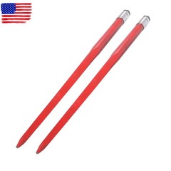 2Pcs 49″ Hay Spike Bale Spears 4500lb Cap Each Skid Steer Attachments Tractor